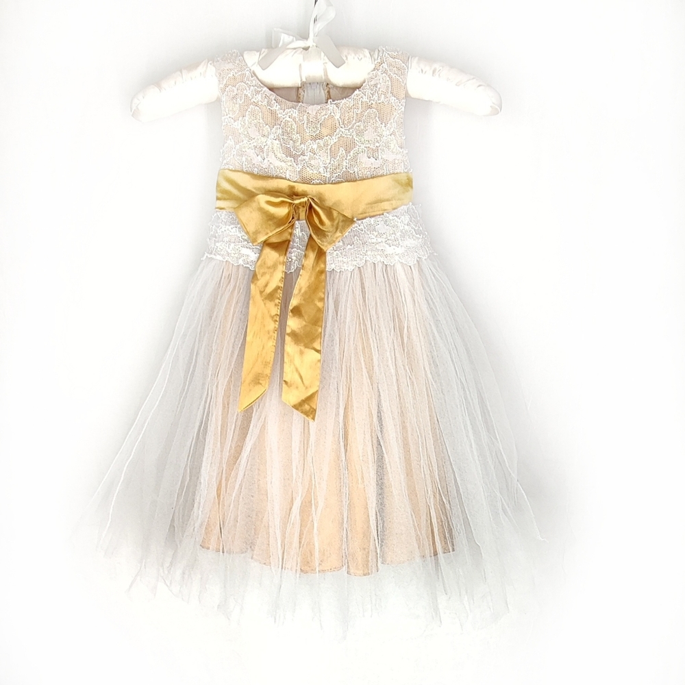 Kiki USA girl's dress, size 2, tulle dress.